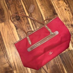 Red Coach Purse